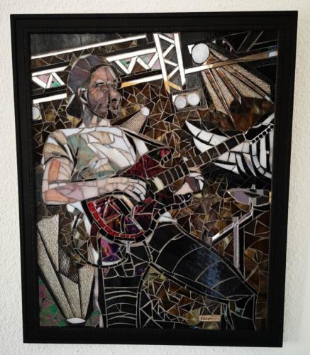 Guitar Man Mosaic Art Commissions